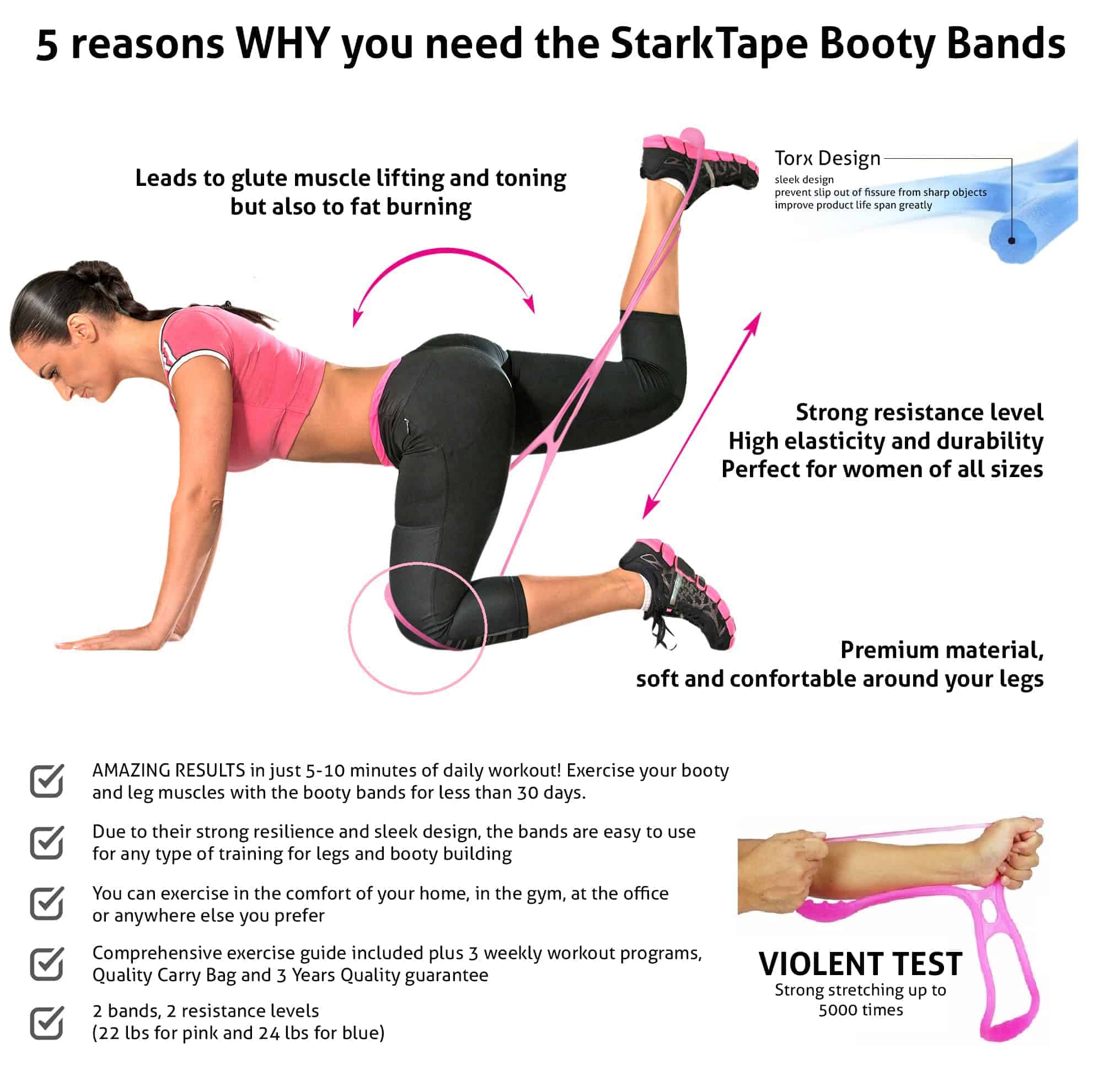 Booty Bands  THE PERFECT SHAPE FOR YOUR LEGS AND BUTT