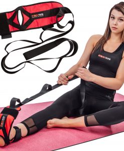  RIMSports Foot Stretcher and Calf Stretcher - Leg Stretcher  Strap for Plantar Fasciitis and Achilles Tendonitis, Foot & Leg Stretch  Strap for Hamstring, Leg Stretching Straps for Dancers and Yoga 