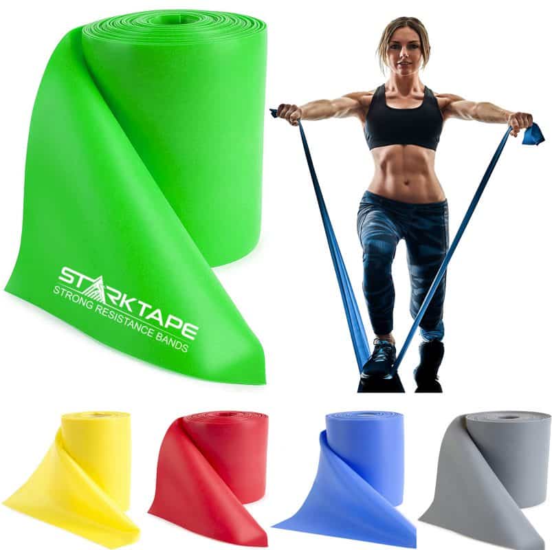 Physical Therapy Bands 8,16, 25 Yard Rolls. Latex-Free Resistance Band