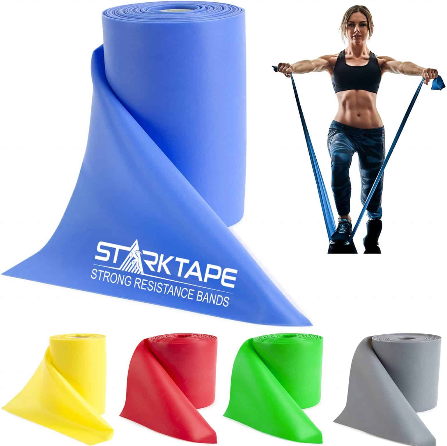 Physical Therapy Bands 8,16, 25 Yard Rolls. Latex-Free Resistance Band